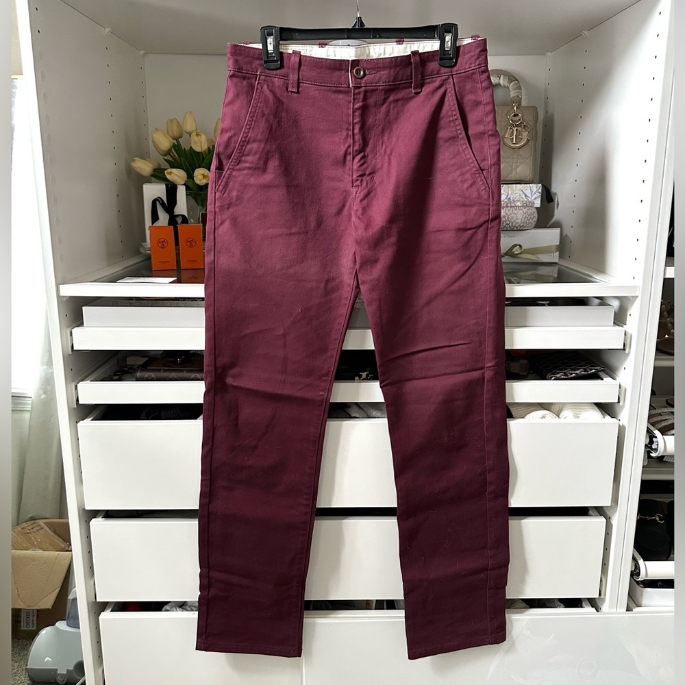 Men’s Levi’s - Levi Strauss Slim Fit burgundy denim Jeans size 31